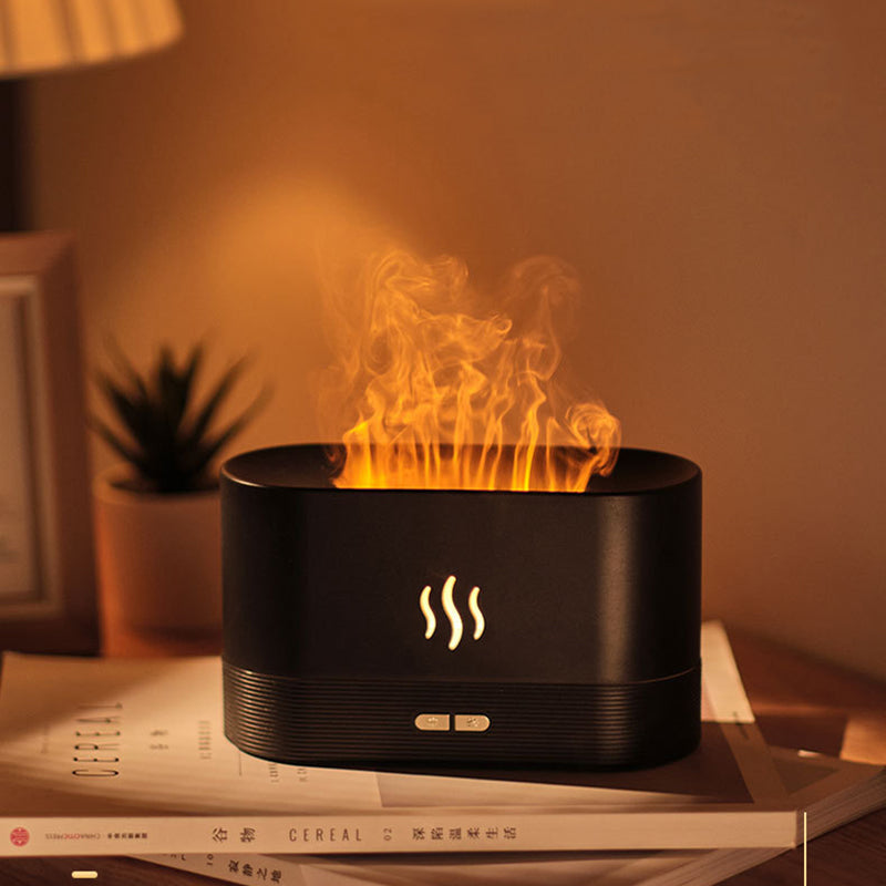 Simulation Flame Effect Mist Humidifier - Luxuries