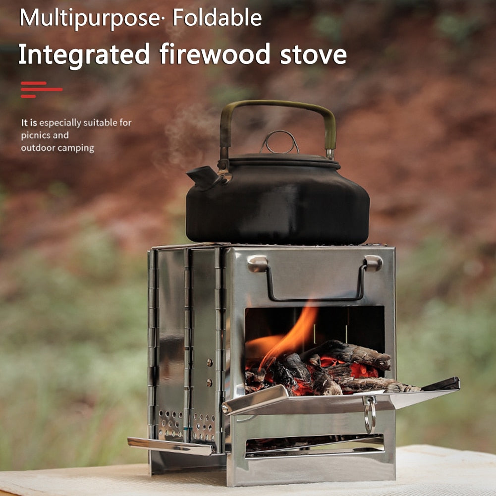 Mini Outdoor Portable Firewood Stove - Luxuries