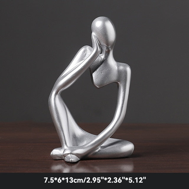 The Thinker Abstract Figurine - Luxuries