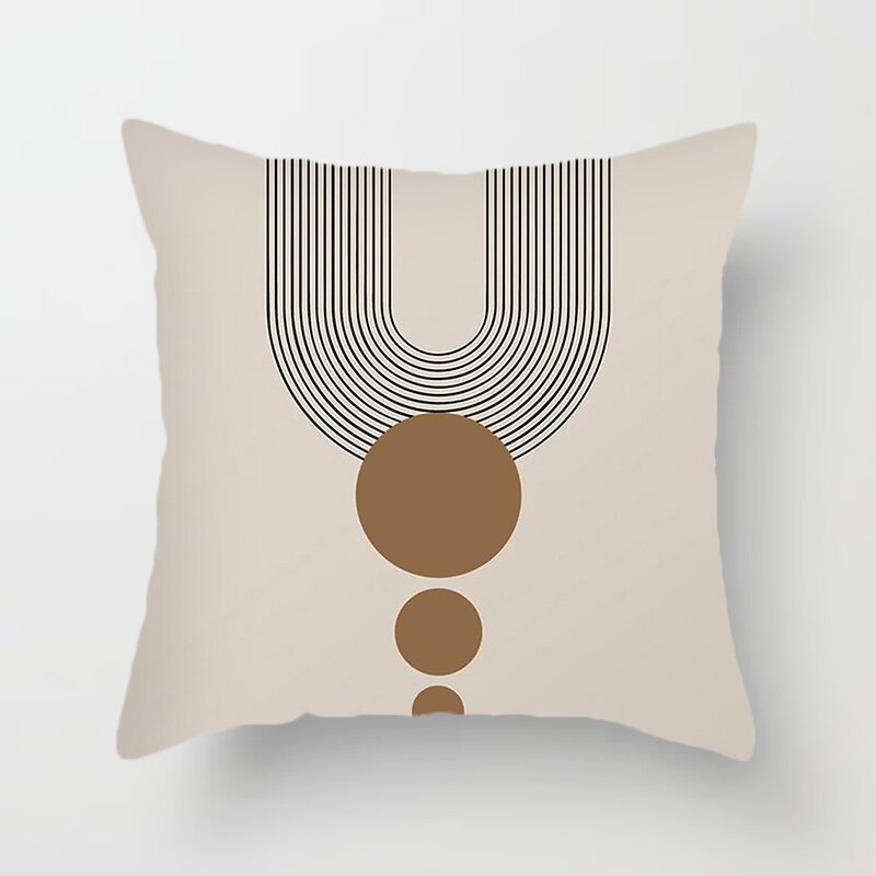 Pattern Creative Polyester Cushion Cover - Luxuries