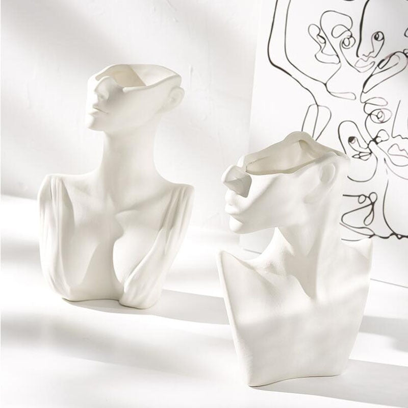 Art Sculpture Ceramic Vases - Luxuries