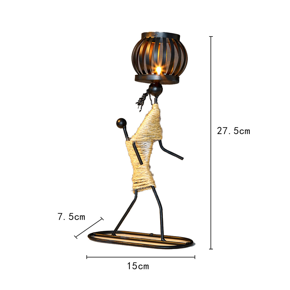 Little Man Candle Holder – Unique Decorative Candle Holder for Home Decor