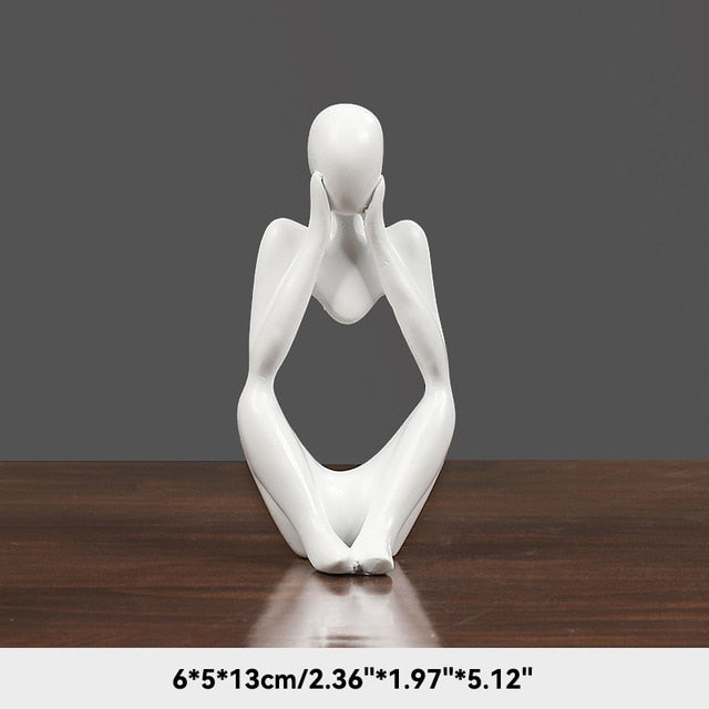 The Thinker Abstract Figurine - Luxuries