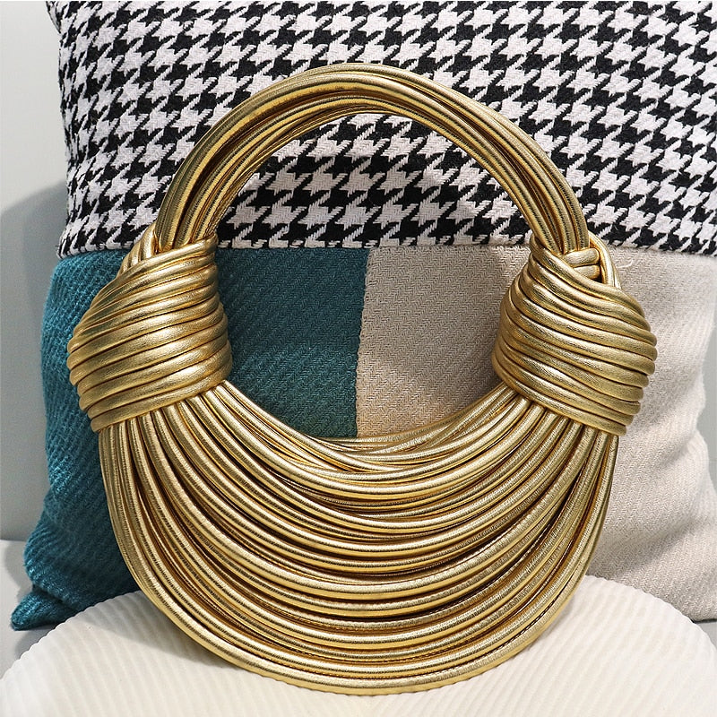 Luxury Double Knot Spaghetti Handbag - Luxuries