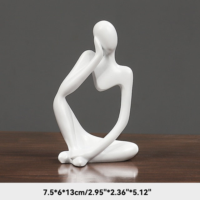 The Thinker Abstract Figurine - Luxuries