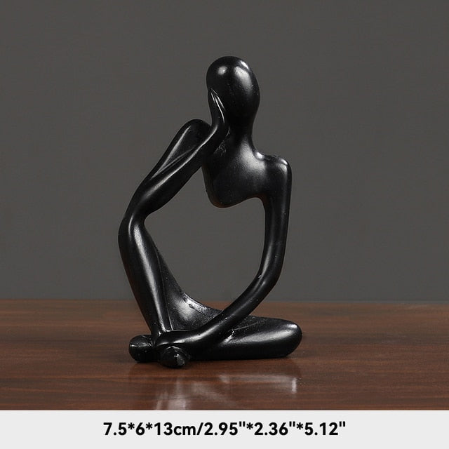 The Thinker Abstract Figurine - Luxuries