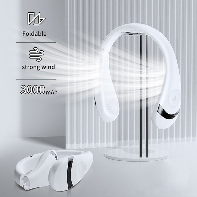 Hanging Neck Foldable Fan - Luxuries