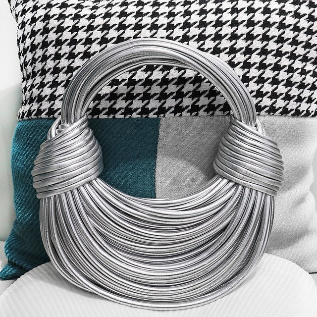 Luxury Double Knot Spaghetti Handbag - Luxuries