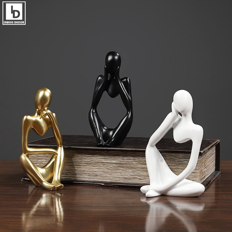 The Thinker Abstract Figurine - Luxuries