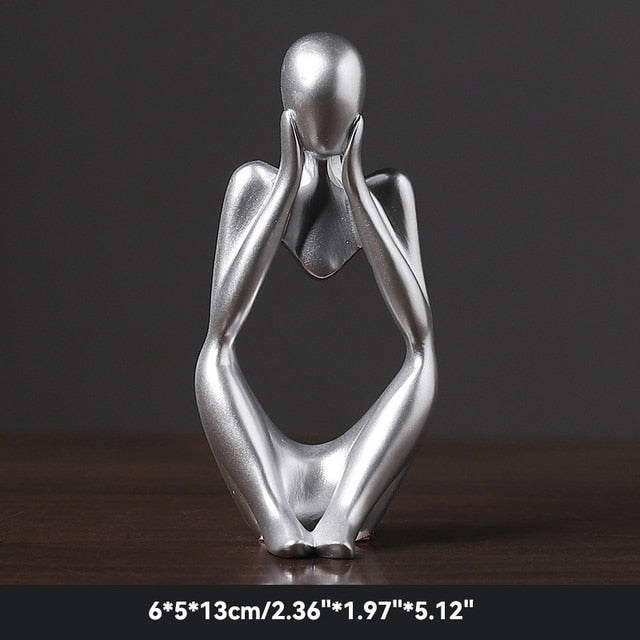 The Thinker Abstract Figurine - Luxuries