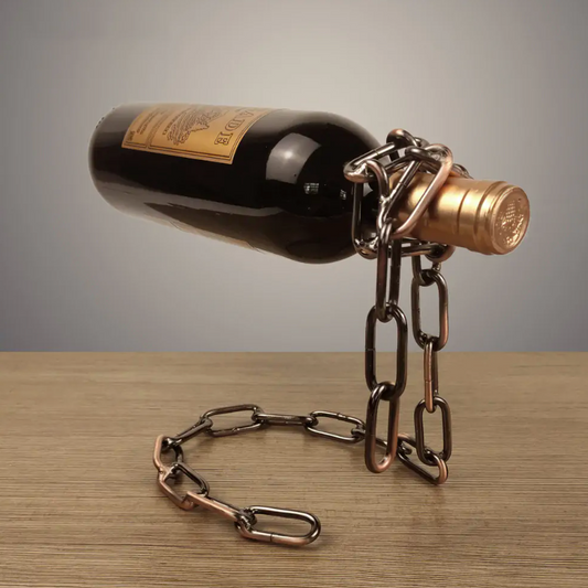 Magic Iron Chain Wine Bottle Holder - Luxuries