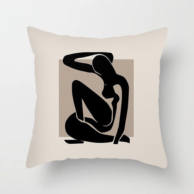 Pattern Creative Polyester Cushion Cover - Luxuries