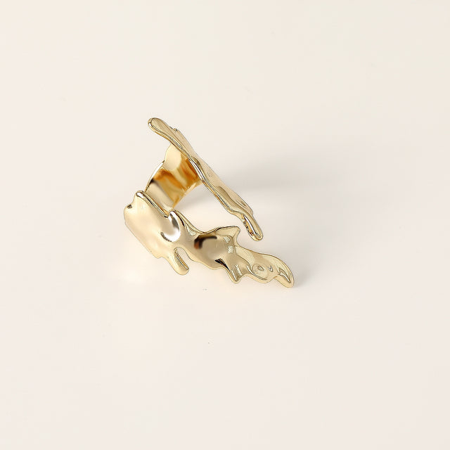 Flame Motif Plated Rings - Luxuries