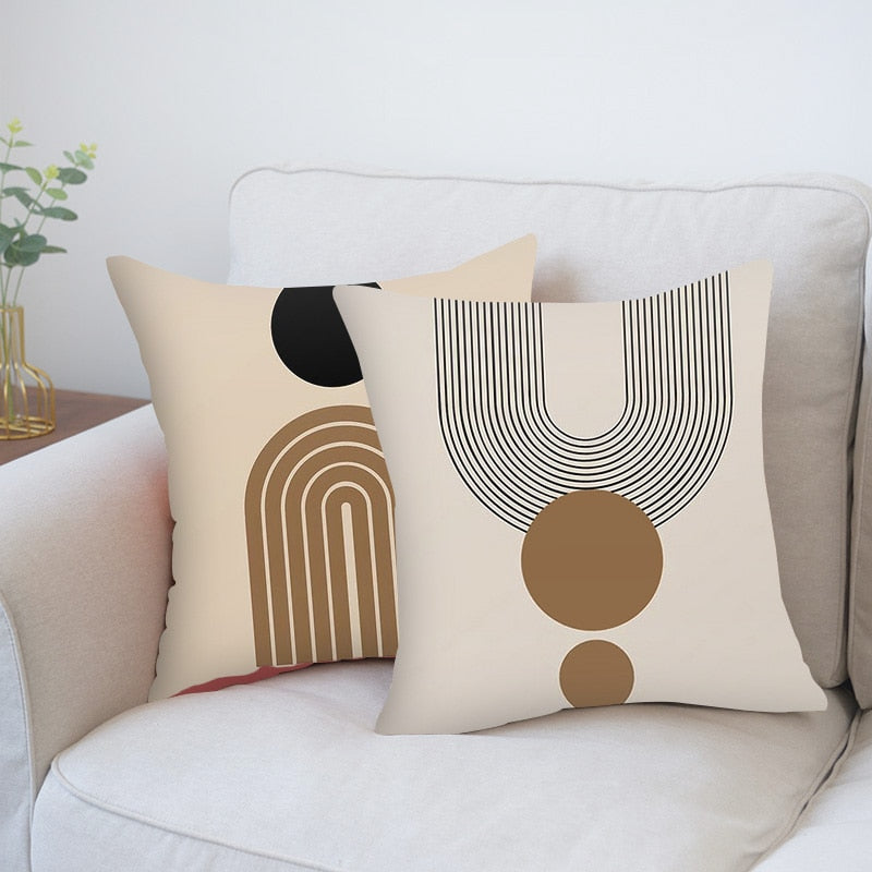 Pattern Creative Polyester Cushion Cover - Luxuries