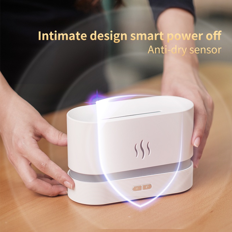 Simulation Flame Effect Mist Humidifier - Luxuries