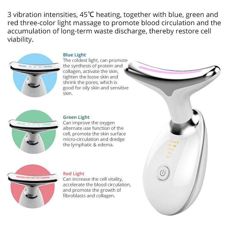 Neck Anti Wrinkle Face Beauty Device - Luxuries