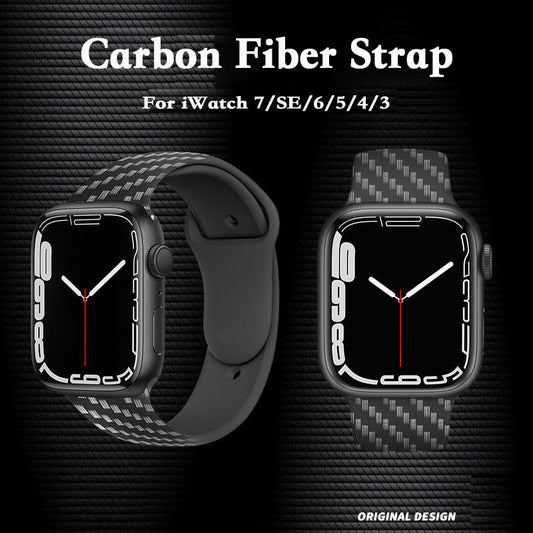 Carbon Fiber Strap For Apple Watches - Luxuries