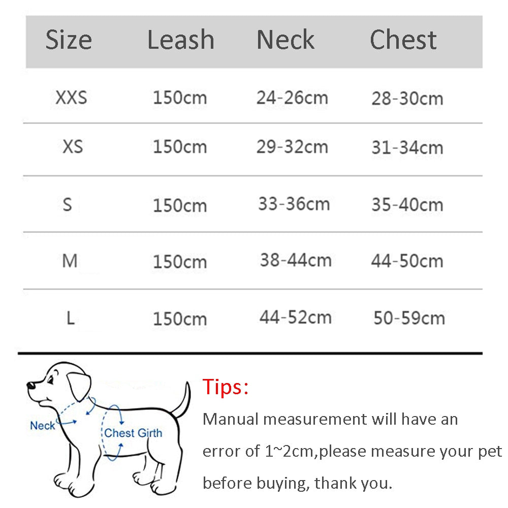 Dog Harness Leash Set for Small Dogs - Luxuries